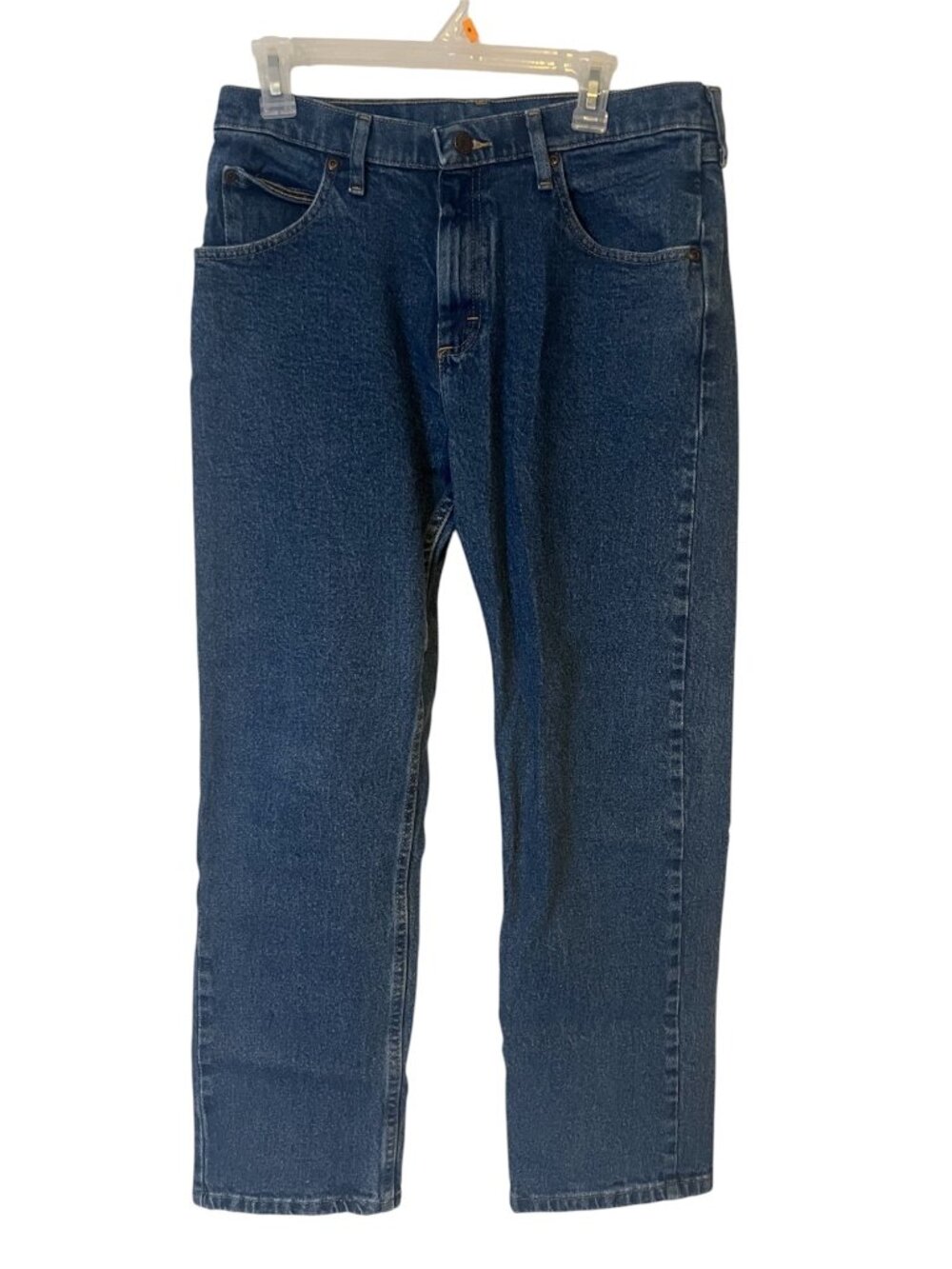 Wrangler Jeans Mens Size 32 x 30 Straight Leg Relaxed Med Wash